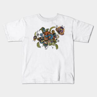 flower doodle Kids T-Shirt